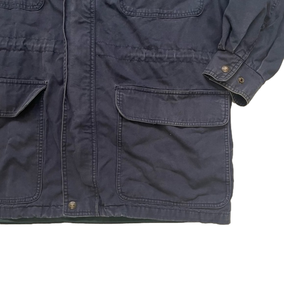 Timberland Chore Barn Coat Workwear Weathergear Leather Utility Jacket Large - Picture 6 of 13